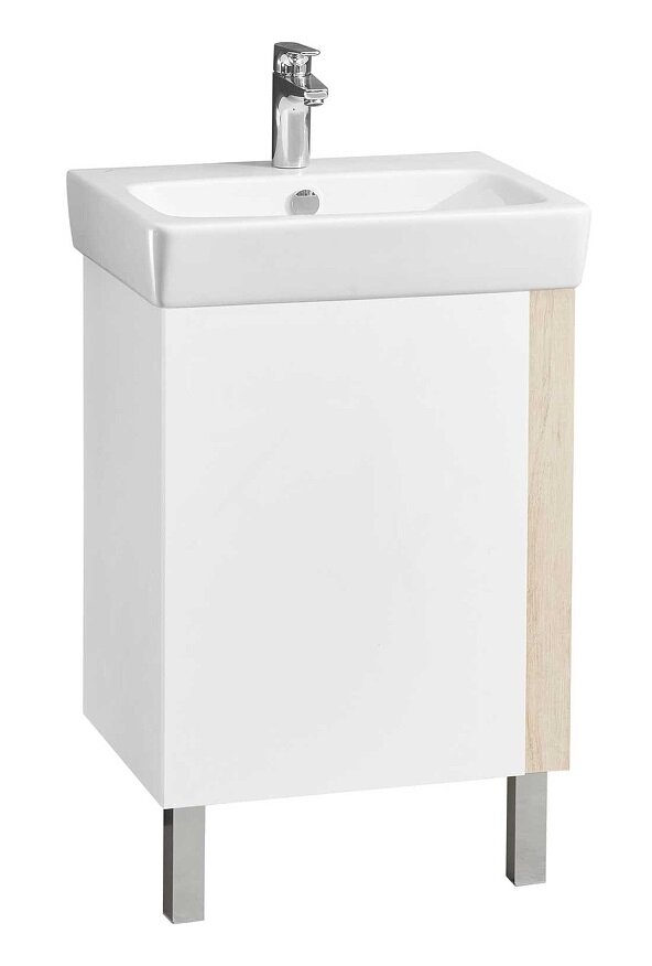 Изображение товара Тумба под раковину Акватон Кантри 55 см напольная белый дуб верона
