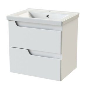 Изображение товара Тумба с раковиной Orange TOPLINE-Milano, подвесная, белый, TP-M65-02