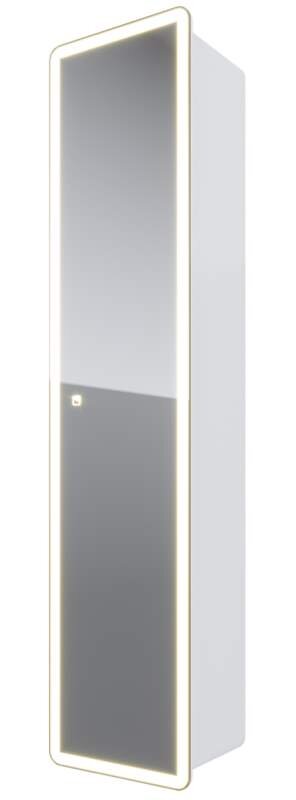 Изображение товара Подвесной пенал Dreja Point 40 см с LED-подсветкой и стеклянными полками