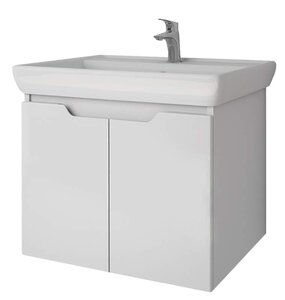 Изображение товара Тумба под раковину Dreja Q Plus 99.1001 (D) 60 белый глянец