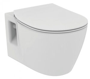 Изображение товара Подвесной безободковый унитаз Ideal Standard Connect E822301 Rimless белый, сиденье микролифт