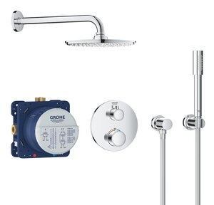 Изображение товара Душевая система Grohe Grohtherm термостатическая хром 34732000 для ванной