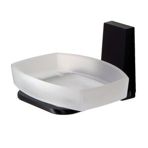 Изображение товара Мыльница WasserKRAFT Abens K-3229 с держателем настенная черная стекло металл