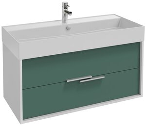Изображение товара Тумба под раковину Jacob Delafon Vivienne 100 см с ящиками и глянцевым корпусом