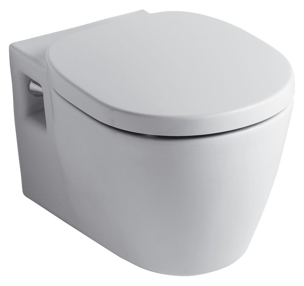 Изображение товара Подвесной унитаз Ideal Standard Connect E803501 без сиденья, белый Изображение товара Подвесной унитаз Ideal Standard Connect E803501 без сиденья, белый