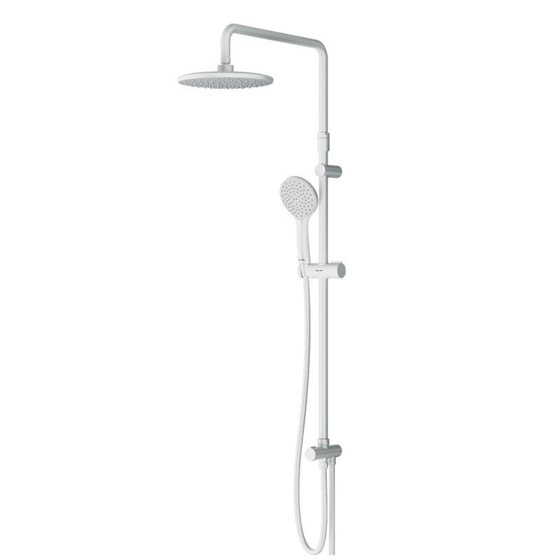 Изображение товара Душевой гарнитур Am.Pm Gem F0790033 с верхним душем 22 см и штангой 103-146 см белый