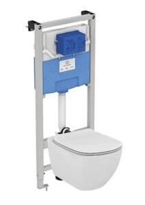Изображение товара Инсталляция Ideal Standard Prosys Frame 120 M с унитазом Tesi T355101PT15 Rimless T355101, сиденье микролифт, комплект
