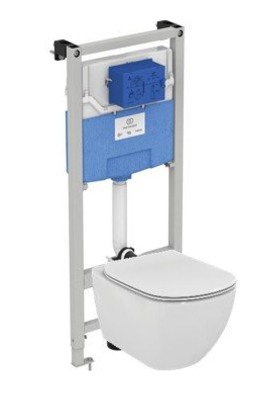 Изображение товара Инсталляция Ideal Standard Prosys Frame 120 M с унитазом Tesi T355101PT15 Rimless T355101, сиденье микролифт, комплект