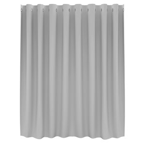 Изображение товара Штора для ванной WasserKraft Oder 200 x 200 см серого цвета