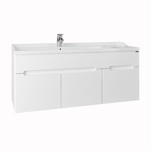 Изображение товара Тумба под раковину СаНта Лондон 224032 120, подвесная, белая