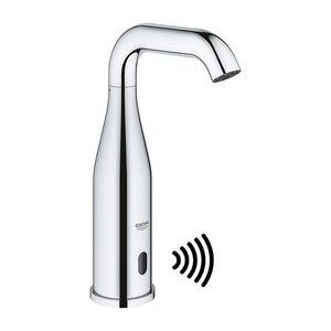 Изображение товара Смеситель для раковины Grohe Essence Е, 36444000, сенсорный, с адаптером, хром