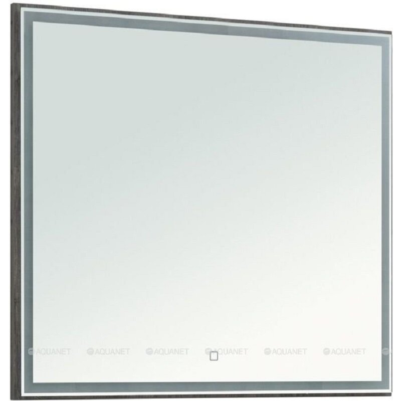 Изображение товара Зеркало Aquanet Nova Lite 90 см с LED подсветкой, дуб рошелье, Россия