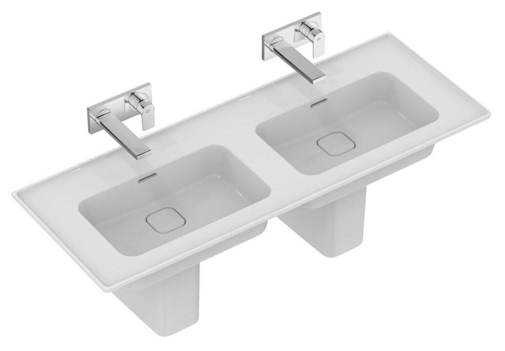 Изображение товара Раковина двойная Ideal Standard Strada II T363601 Vanity 124 см, белый