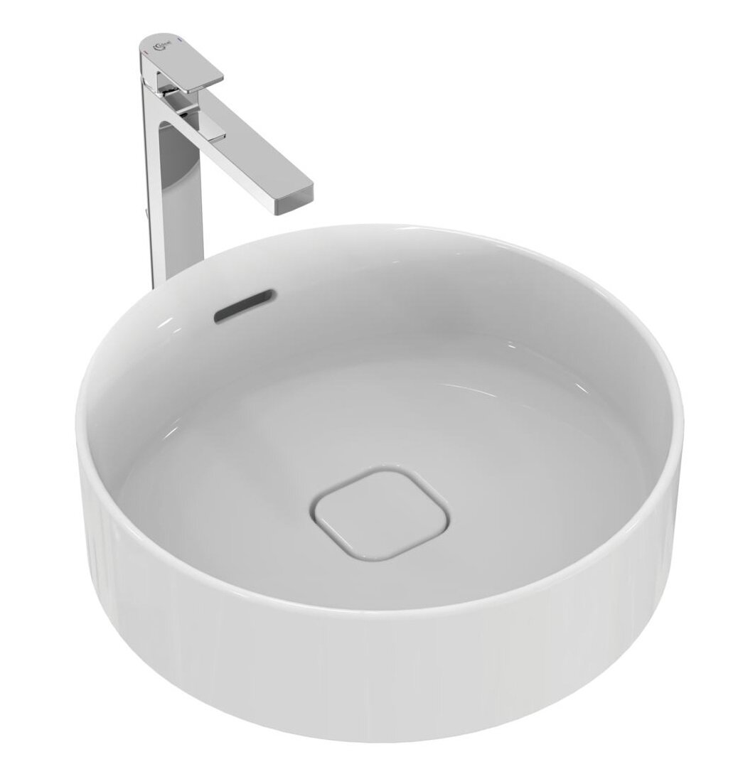 Изображение товара Раковина Ideal Standard Strada II Round Vessel 45 см белая для ванной или кухни