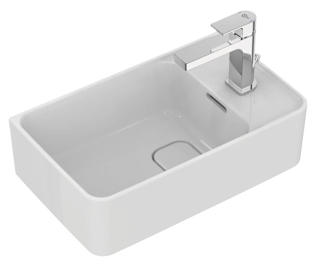 Изображение товара Раковина Ideal Standard Strada II Guest 45 см белая, левая/правая Изображение товара Раковина Ideal Standard Strada II Guest 45 см белая, левая/правая