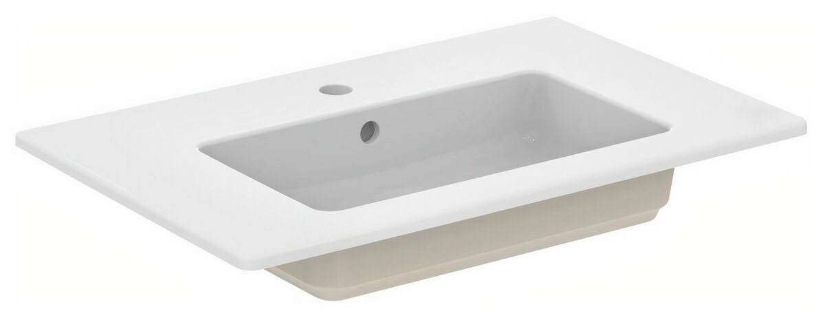 Изображение товара Раковина Ideal Standard Tempo E053501 71x45 см белый встроенная с переливом