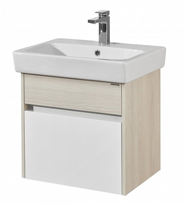 Изображение товара Тумба под раковину Акватон Верди Pro 60 см подвесная белый ясень фабрик