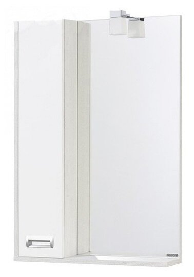 Изображение товара Зеркальный шкаф Акватон Бекка Pro 60 см без подсветки белый дуб сомерсет