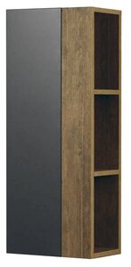 Изображение товара Шкаф Акватон Терра 35 см подвесной, дуб кантри, антрацит, 1A247103TEKA0