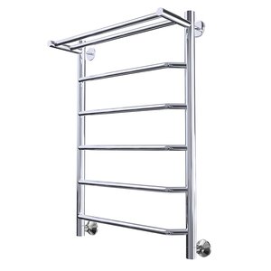 Изображение товара Полотенцесушитель Тругор Браво НП 1 П 80*50 хром с полкой для ванной и кухни