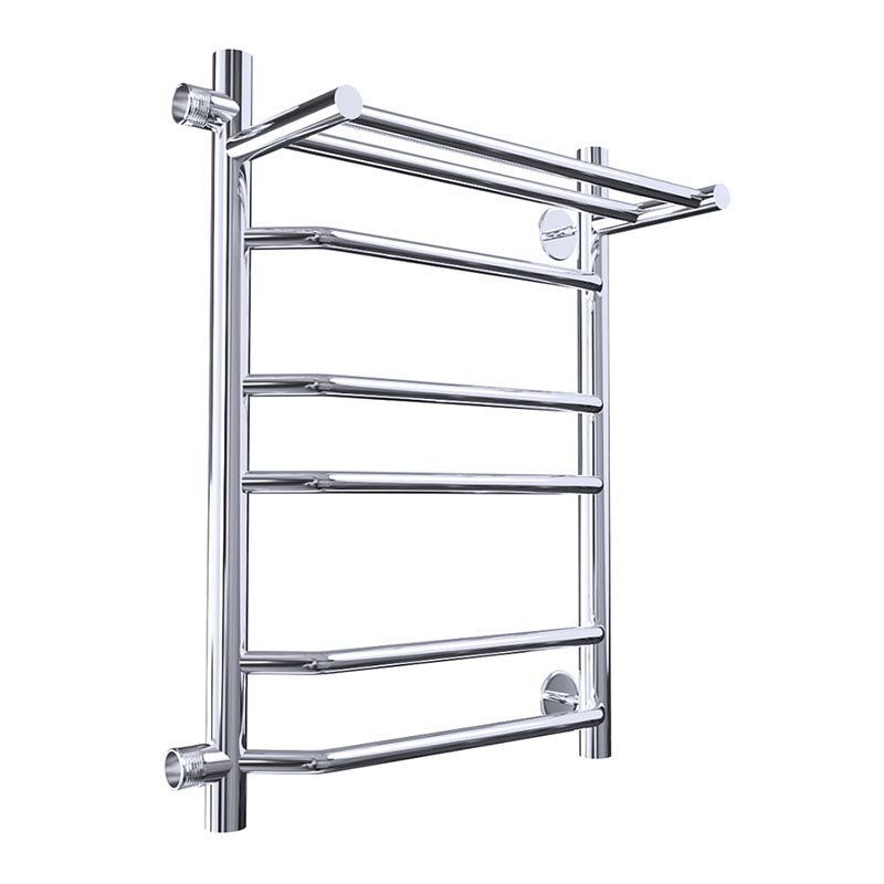 Изображение товара Полотенцесушитель Тругор Браво ПМ 3 П 50*60*40 ЛЦ4, хром, с полкой, боковое подключение