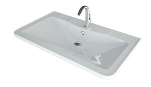 Изображение товара Раковина Stella Polar Madera Adel 100 для ванной комнаты 100 см искусственный камень