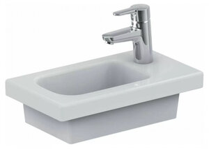 Изображение товара Раковина Ideal Standard Connect Space 45 см, смеситель справа/слева, белый