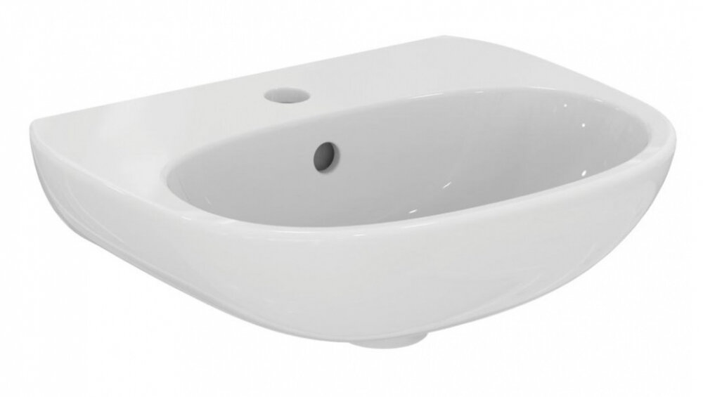 Изображение товара Раковина Ideal Standard Tesi 45 см с тонким бортиком белая Изображение товара Раковина Ideal Standard Tesi 45 см с тонким бортиком белая