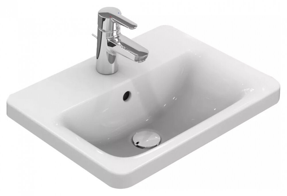 Изображение товара Раковина Ideal Standard Connect E504301 50 x 39 см, белый Изображение товара Раковина Ideal Standard Connect E504301 50 x 39 см, белый