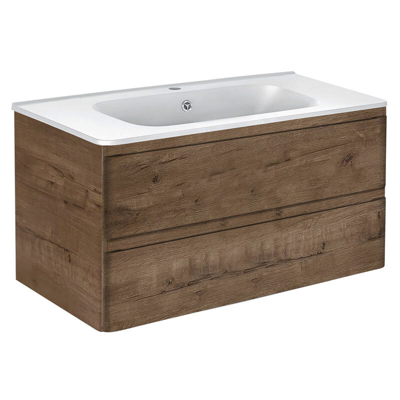 Изображение товара Тумба под раковину Vincea Vico 100 см, дуб винтаж, подвесная