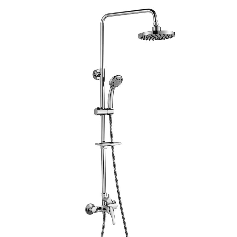 Изображение товара Душевая система Rossinka A35-45 с хромированным покрытием и 3 режимами лейки