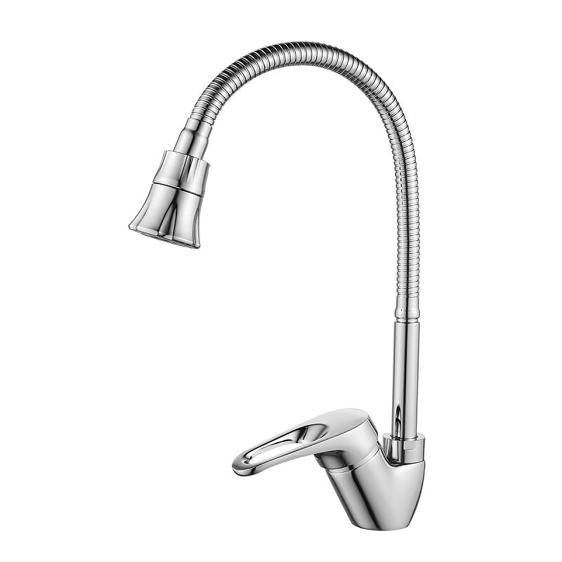 Изображение товара Смеситель Rossinka для кухонной мойки, хром, B35-26