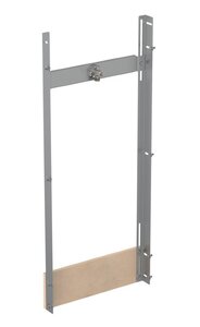Изображение товара Инсталляция Ideal Standard Prosys для душевого смесителя и верхнего душа, серый, 50х5.3х230 см