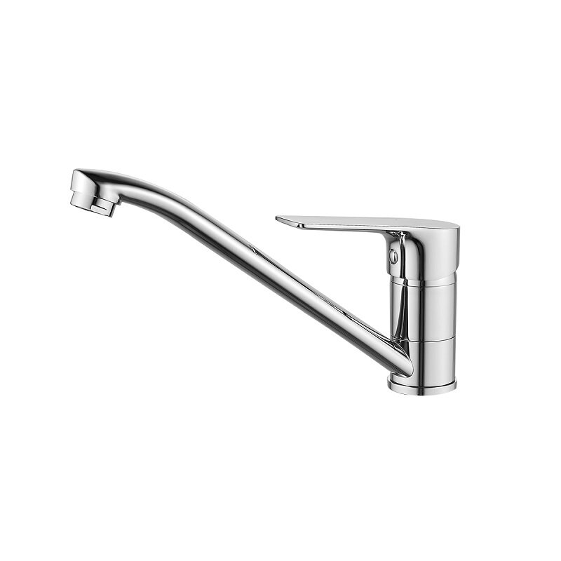 Изображение товара Смеситель Rossinka для кухонной мойки хром RS27-21 надежный и стильный