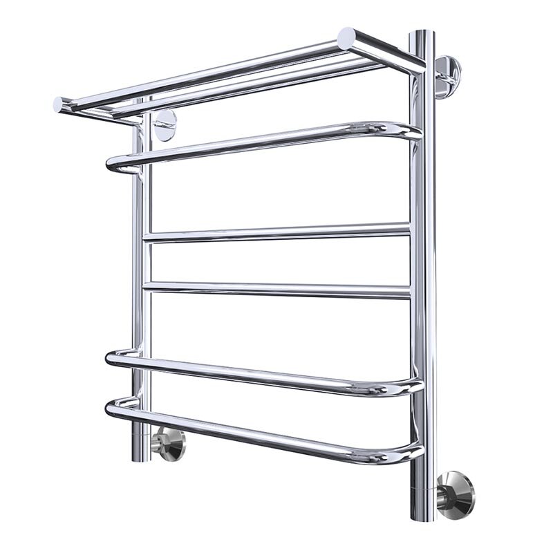 Изображение товара Полотенцесушитель Тругор Идеал комби НП 3 П 60x50 с полкой хром нержавеющая сталь