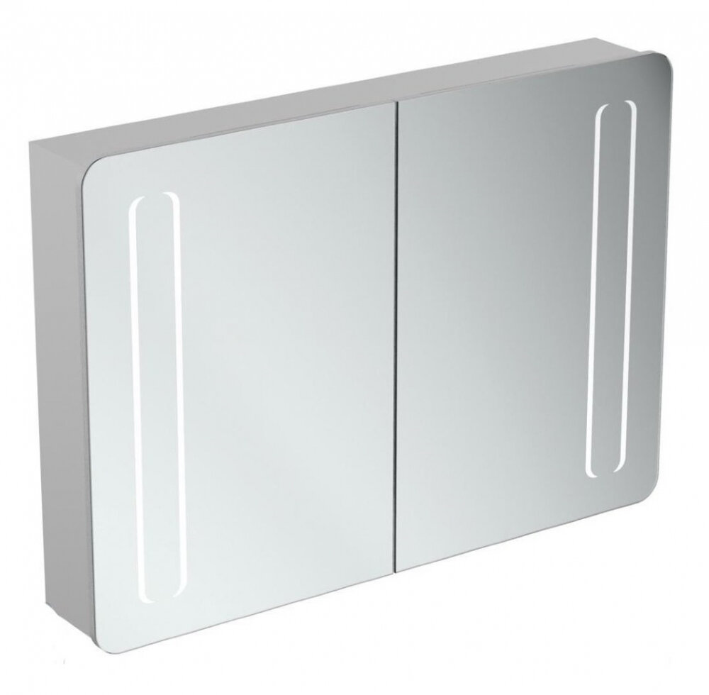 Изображение товара Зеркальный шкаф Ideal Standard Mirror&Light 100 см, с подсветкой, T3389AL Изображение товара Зеркальный шкаф Ideal Standard Mirror&Light 100 см, с подсветкой, T3389AL
