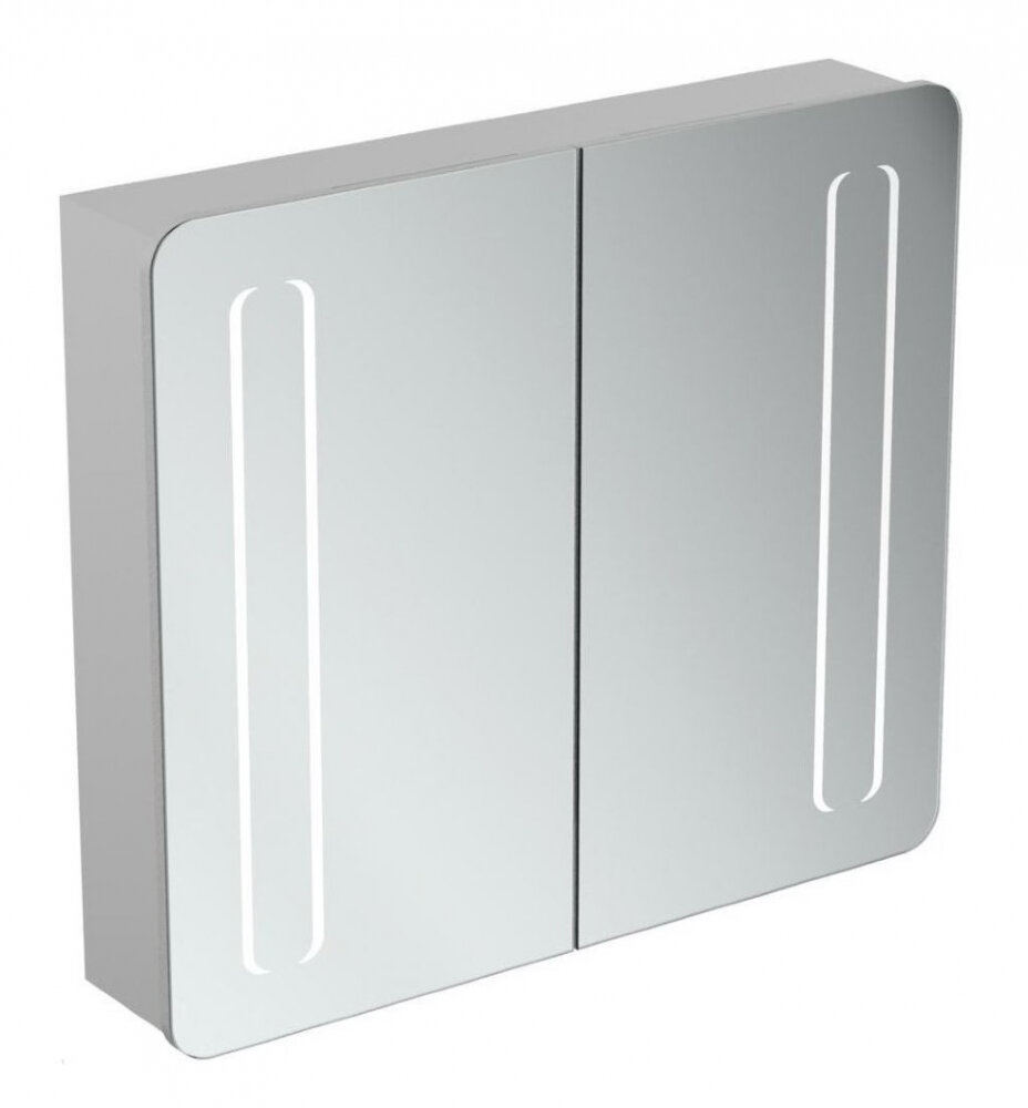 Изображение товара Зеркальный шкаф Ideal Standard Mirror&Light T3388AL 80 см с подсветкой Изображение товара Зеркальный шкаф Ideal Standard Mirror&Light T3388AL 80 см с подсветкой