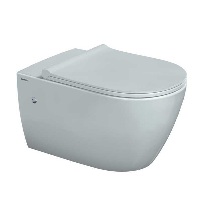 Изображение товара Подвесной безободковый унитаз Berges Mascon 082128 с микролифтом