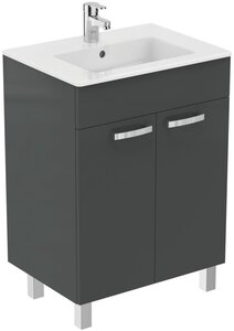 Изображение товара Тумба под раковину Ideal Standard Tempo 60 см напольная серый