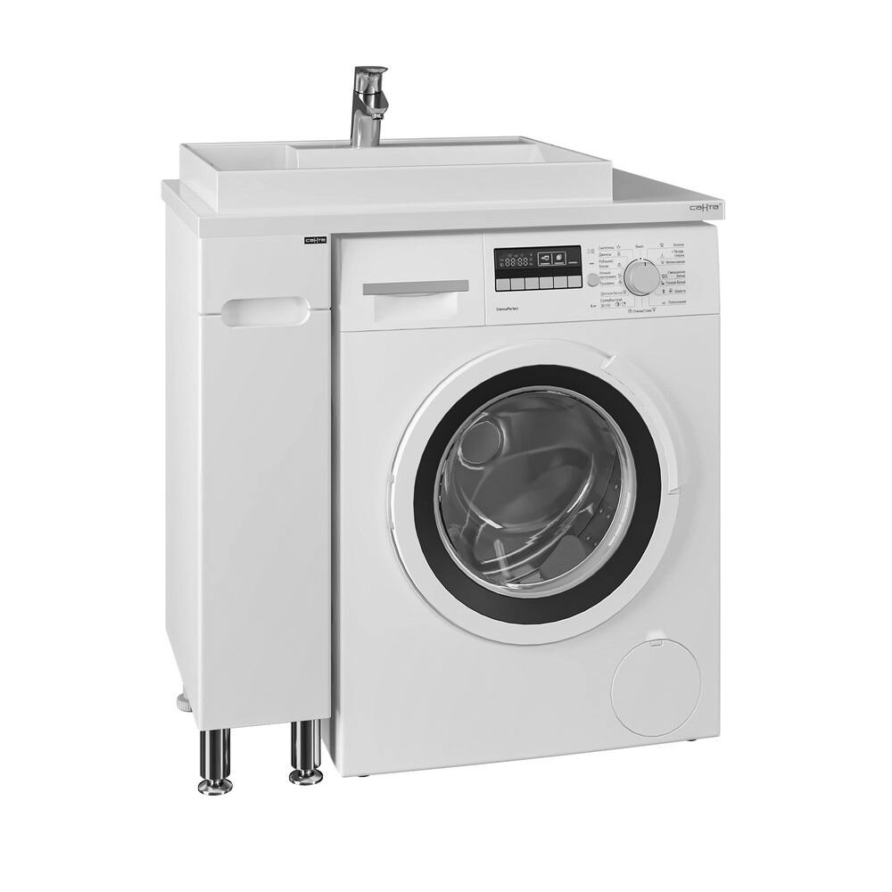 Изображение товара Тумба СаНта Лондон 19 224029 напольная белая из МДФ