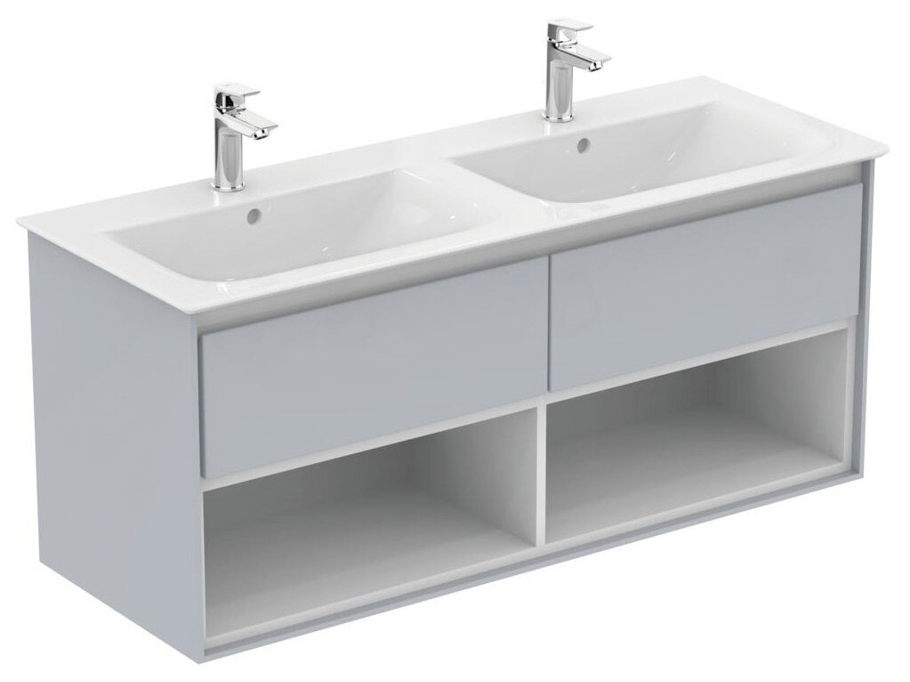 Изображение товара Тумба под раковину Ideal Standard Connect Air 120 см подвесная белый серый