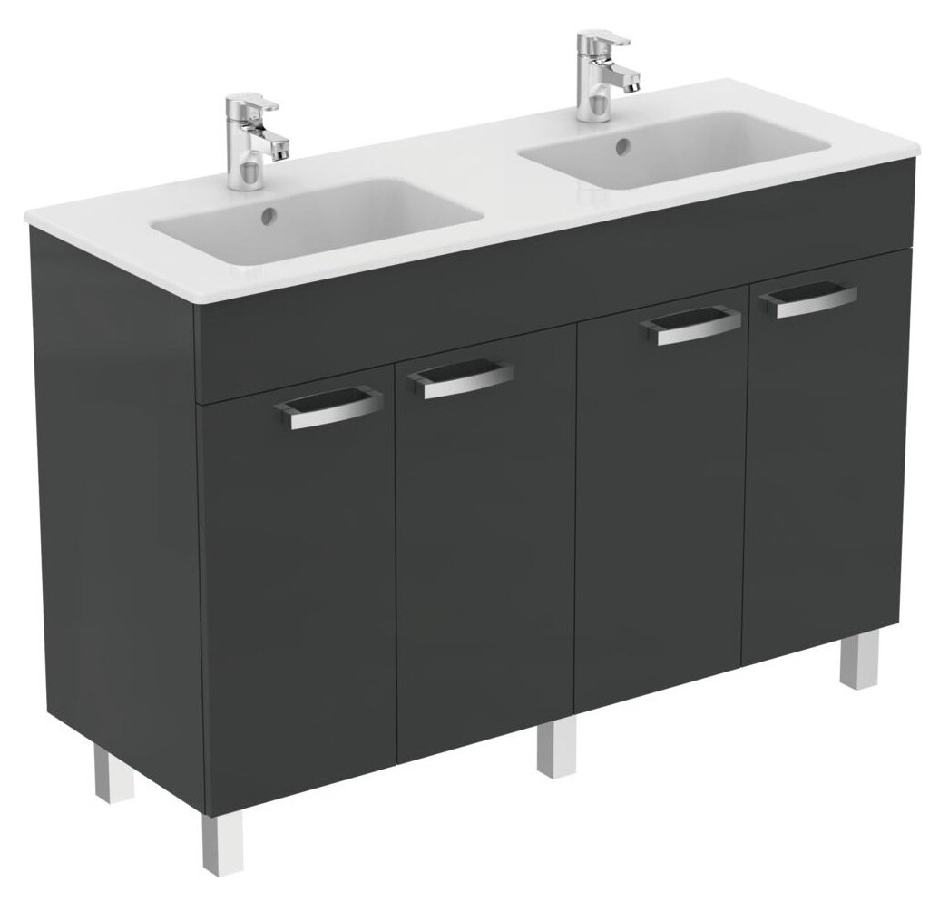 Изображение товара Тумба под раковину Ideal Standard Tempo 120 см, напольная, черный, E0538TI