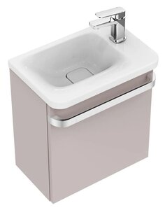 Изображение товара Тумба под раковину Ideal Standard Tonic II Guest 45 см, подвесная, правая, светло-коричневый глянцевый, R4306FC