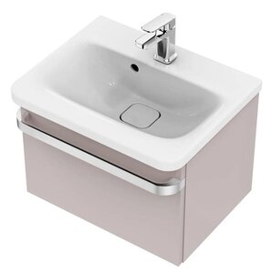 Изображение товара Тумба под раковину Ideal Standard Tonic II 50 см, подвесная, с подсветкой, светло-коричневый глянцевый, R4301FC