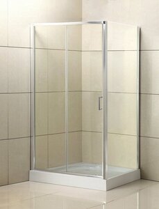 Изображение товара Душевой уголок BelBagno UNO-AH-1-120/100-M-Cr с раздвижными дверями 120x100 см