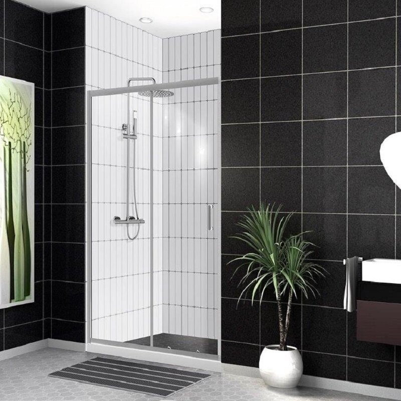Изображение товара Душевая дверь в нишу BelBagno UNO-BF-1-150-C-Cr, 150 х 185 см, стекло прозрачное, профиль хром