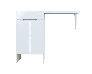 Изображение товара Тумба с раковиной под стиральную машину Orange Optima, левая, белый, Smart Pack, STD-120TUW+RAL