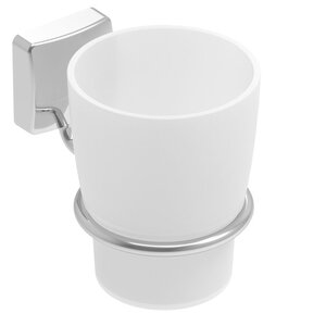 Изображение товара Стакан для щеток Koin Nice NI400 с хромированным держателем