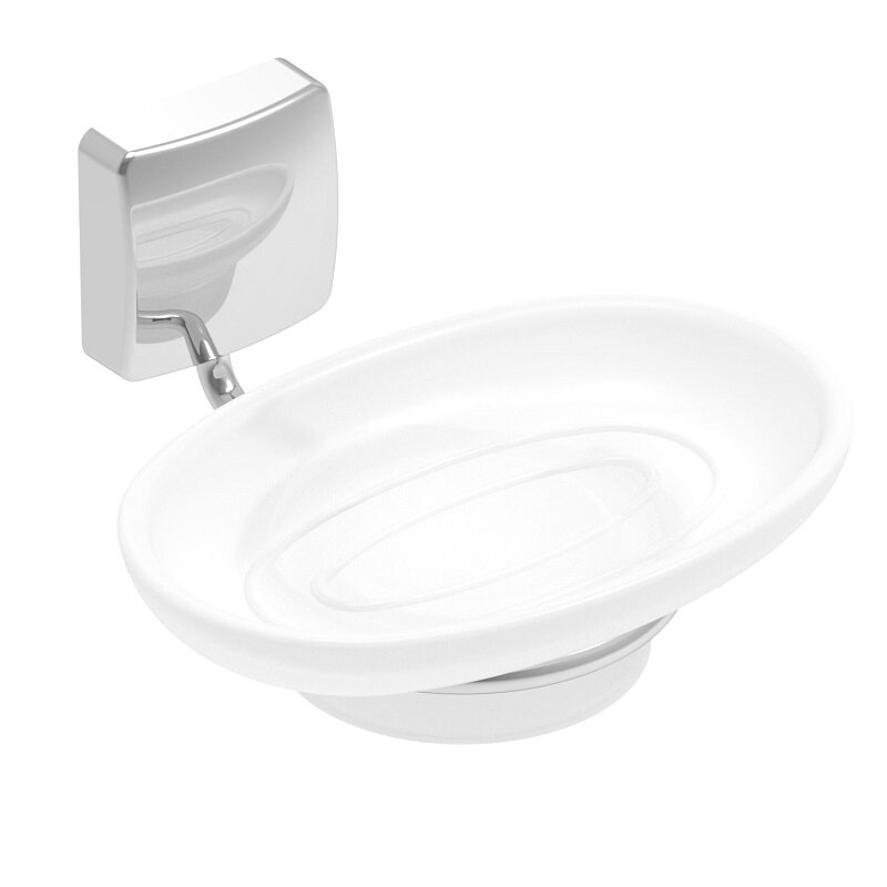 Изображение товара Мыльница Koin Nice NI500 настенная хром сталь пластик современный дизайн