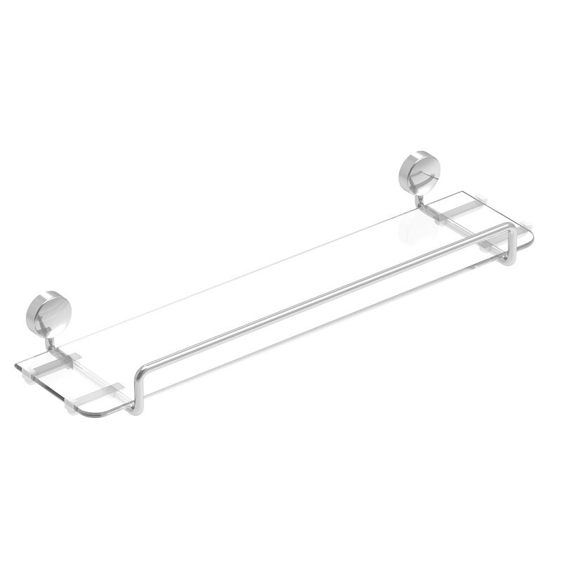 Изображение товара Полка стеклянная Koin Simple SI310, 57 см, хромированные держатели